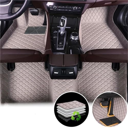 Tapis de sol en cuir pour Benz Classe E E200 E250 E300 E350 W212 S212 - 2
