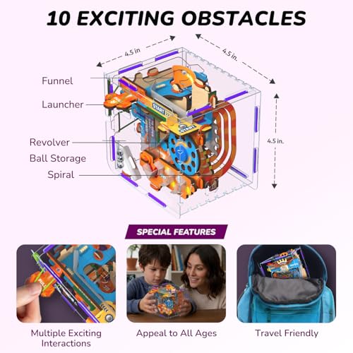 Image of Smartivity 3D Maze STEM Toy for Kids Age 8-14 Years | Gravity Balance Puzzle | DIY Building Kit for Focus & Coordination | Screen-Free Birthday Gift for Boys & Girls | 10 Challenges