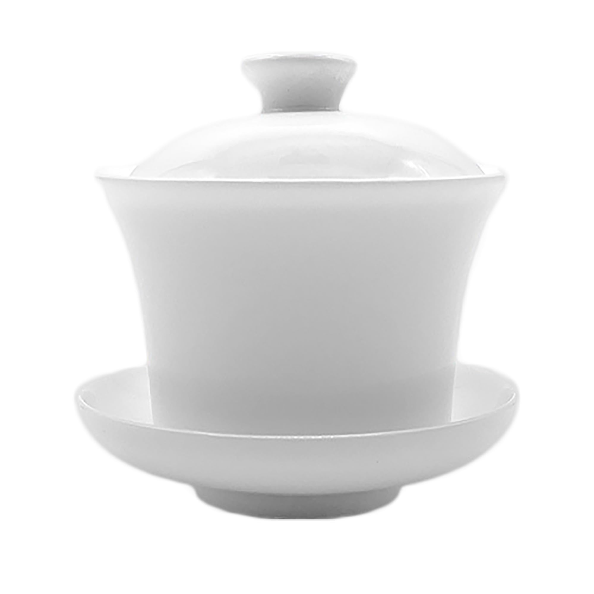 Amazon.co.jp: [楽庵] 羊脂玉蓋碗 白磁 中国茶器 蓋碗 茶杯