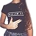 Lisingtool Women Letter Printing Short Sleeve Cotton Blouse Tops T-Shirt (Small)