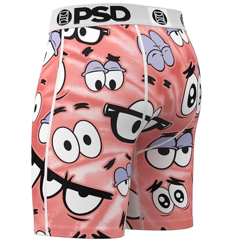 PSD Men's Patrick Eyes Boxer Briefs, Multi, S3