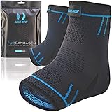 AGILE NOW Fußbandage [2er Set] Sprunggelenkbandage Fußgelenkbandage Knöchelbandage Bandage Sprunggelenk (M)