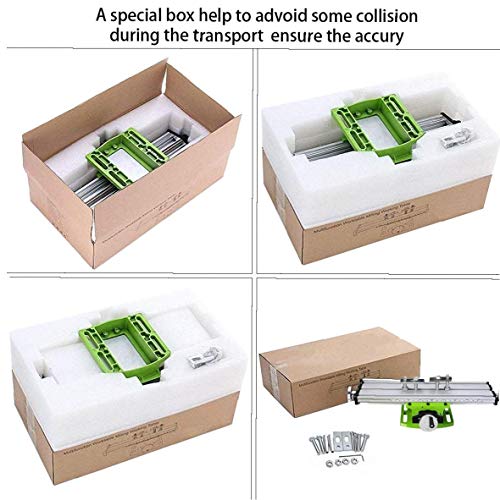 Compound Table Working Cross Slide Table Worktable for Milling Drilling Bench Multifunction Adjustable X-y