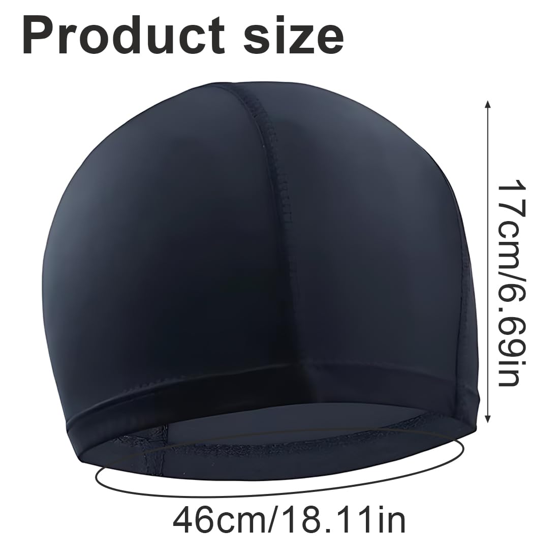 3 Cuffie Da Nuoto In Nylon - Cappelli Da Bagno Unisex Antiscivolo Per Piscina E Sport Acquatici - Foto 7