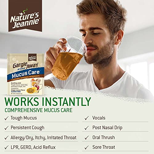 Nature'S Jeannie Gargle Away By Nature'S Jeannie All Natural Mucus Care- Soothes Mucus, Post Nasal Drip thumb #3
