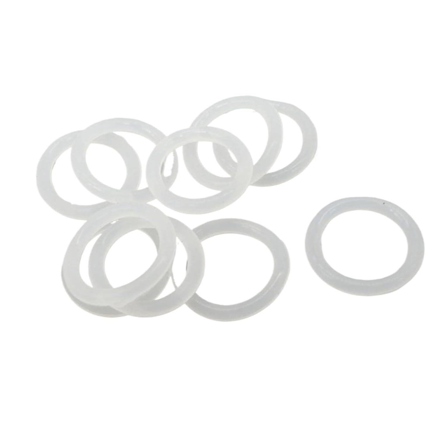 Food Grade White Silicon O Ring Sealing 4mm Thickness 60/62/65/68/70/72/75/80/82/85mm OD Rubber O-Rings Seals Gasket Washer(68x60x4mm,50pcs)