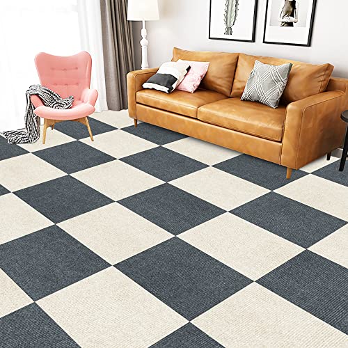 ジョイント マット フローリング カーペット 30x30cm 90枚 防炎 ジョイントカーペット 90cm角 全5色（1枚/JC-90）防音