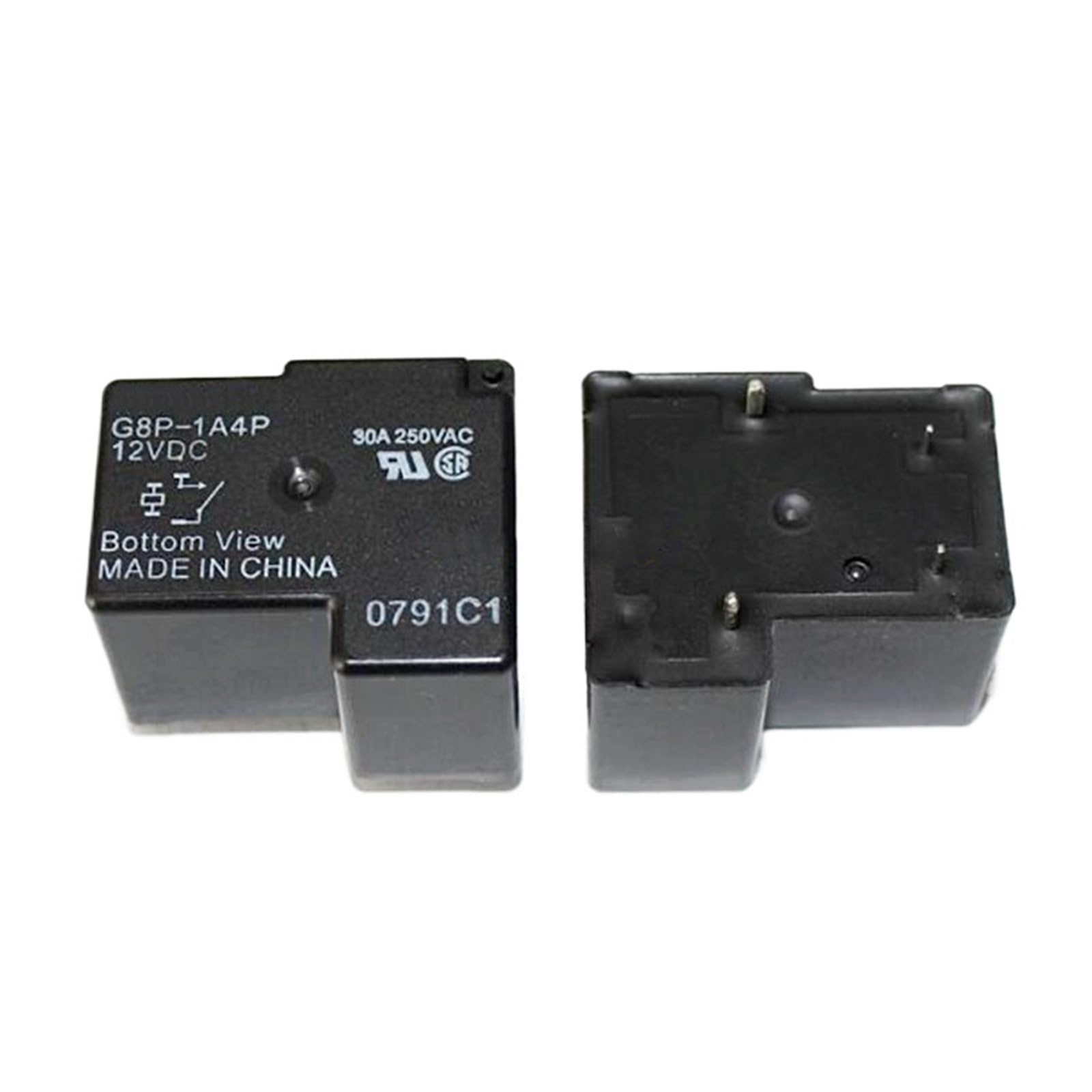 Relais G8P-1A4P 12VDC 30A 250VAC à souder DIP4