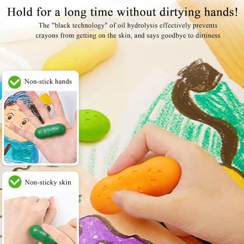 Crayons pour les tout-petits lavables pour dessiner proprement sur table