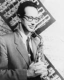 Portrait Of Saxophonist Paul Desmond 1954 - 20 Inch by 30 Inch Laminated Poster With Bright Colors...