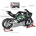 RZAPE Die Cast Motorcycle 1:6 Scale for Kawasaki H2R Motorcycles Alloy Racing Motorcycle Model Power Toy Motorcycles Collection Kawasaki Model Motorcycles