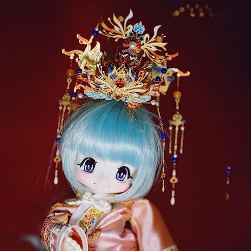 Mu Diy Metal 3D Puzzles Model Kits Phoenix Coronet Series B Honghu, Chinese Culture Miniature Building Puzzle Diy Sets,Xmas And Bridal Wedding Gift #TOP1