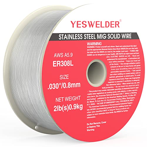 YESWELDER MIG Welding Wire Stainless Steel MIG Solid Wire ER308L