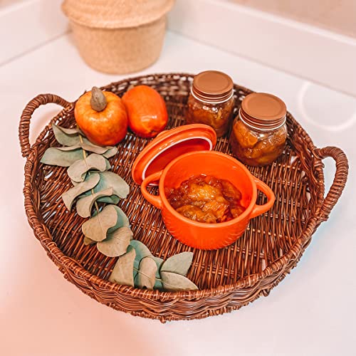 Lyor Farm Caçarola de Porcelana, Laranja, 13 x 10 x 5 cm