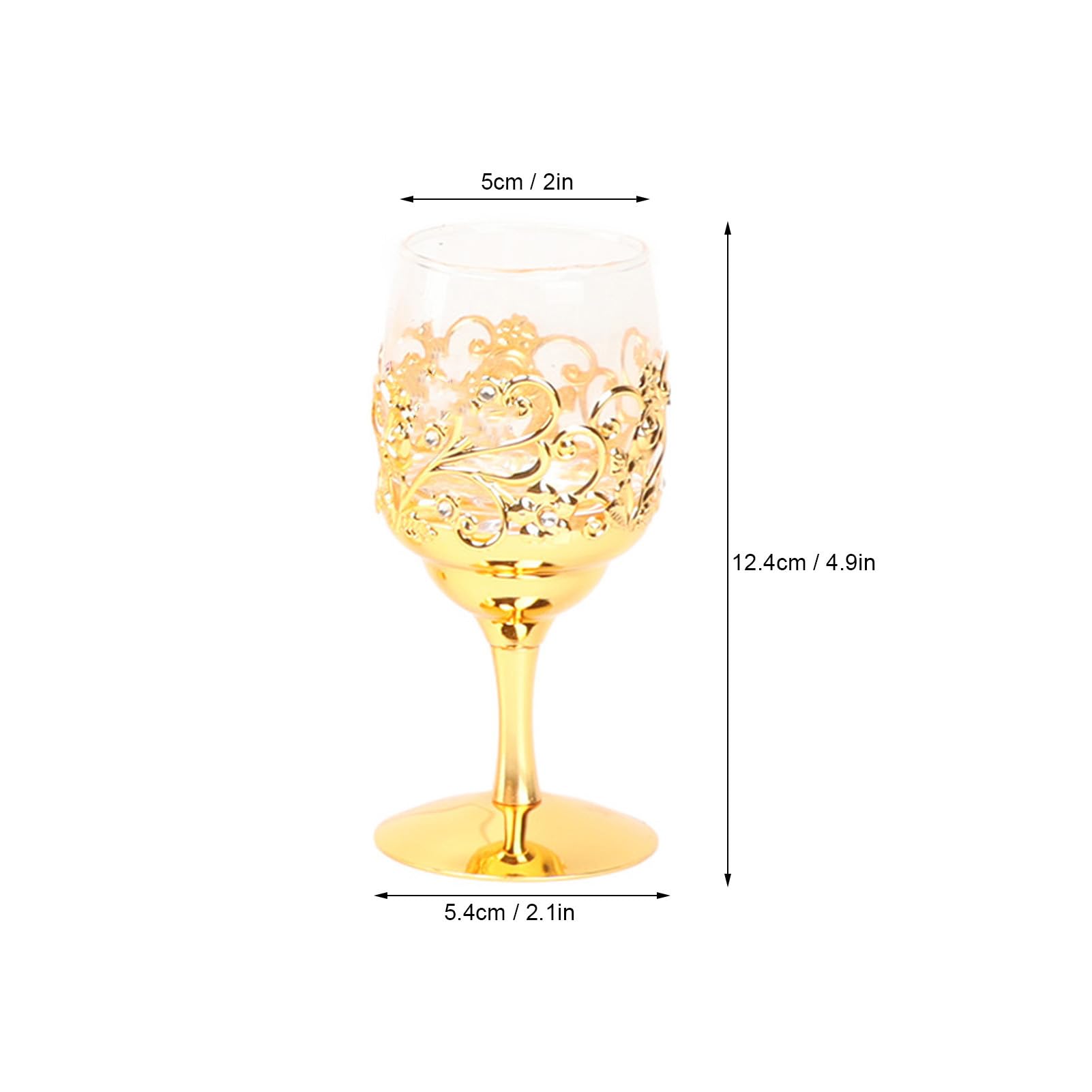 Juego de 6 vasos de copa vintage, copas de vino, vasos de vidrio con patrón en relieve, vasos transparentes para beber, copas de bebida, vasos de bar para té helado, vino, cerveza, jugo,