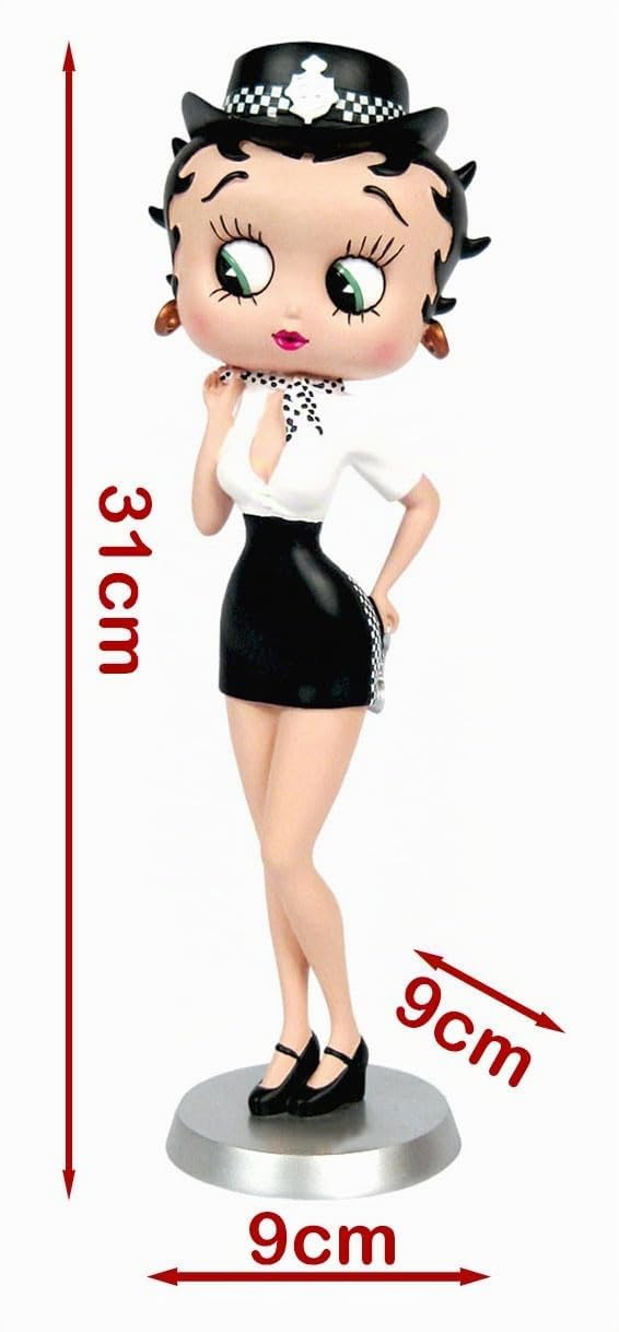 Betty Boop Statuetta da collezione con donna poliziotta, 31 cm