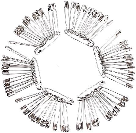 108PCS Extra Large Safety Pins Size 4, 2.2inch / 55mm