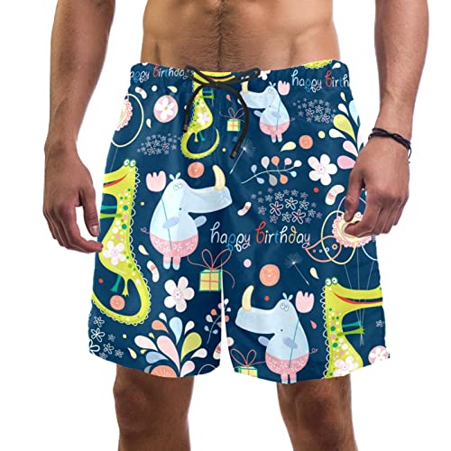 Maillots de bain pour hommes haut de gamme motif bleu animal