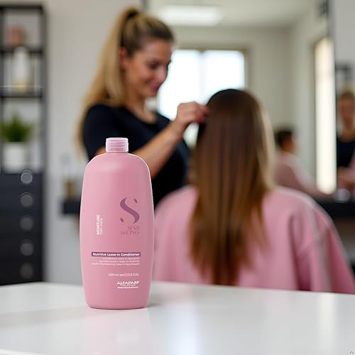 Miniatura 8 de Alfaparf Milano Semi Di Lino Moisture Nutritive Leave-in Acondicionador sin sulfato para cabello seco  Calidad profesional de salón  SLS, sin