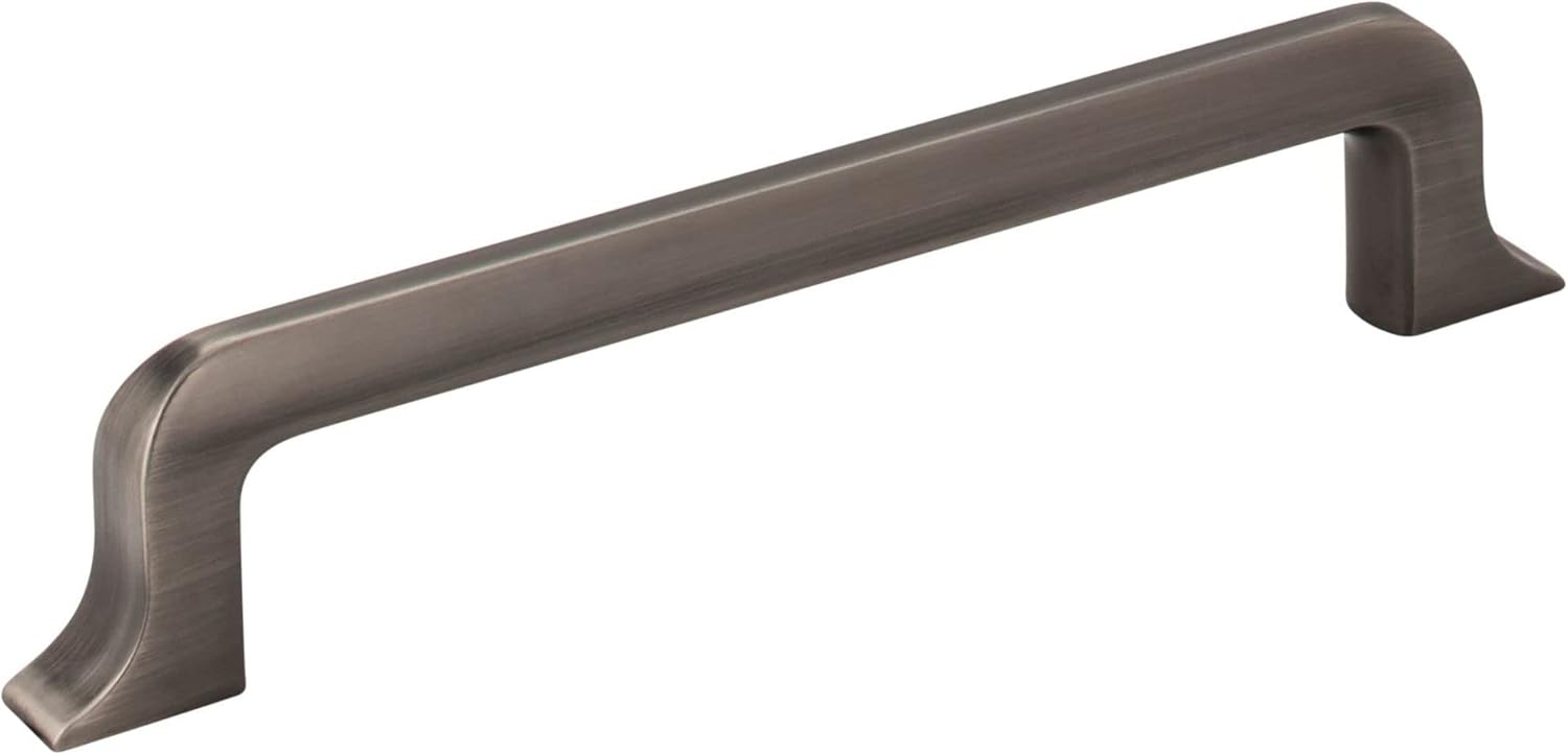 Jeffrey Alexander 839-128BNBDL Callie Cabinet Pull, Brushed Pewter