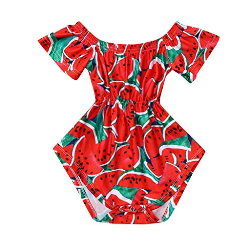 Baby Girls' Multi-pk Bodysuits 126g330 Long-Sleeve Mitten-Cuff Onesies Bodysuit(Red,70)