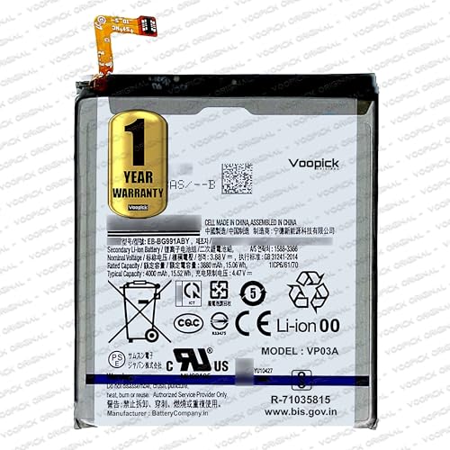 Image of EB-BG991ABY Battery Compatible for Samsung Galaxy S21 5G (SM-G991B, SM-G991B /DS, SM-G991U, SM-G991U1, SM-G991W, SM-G991N, SM-G9910, SM-G991Q) with 1 Year Warranty. [4000mAh-Capacity]