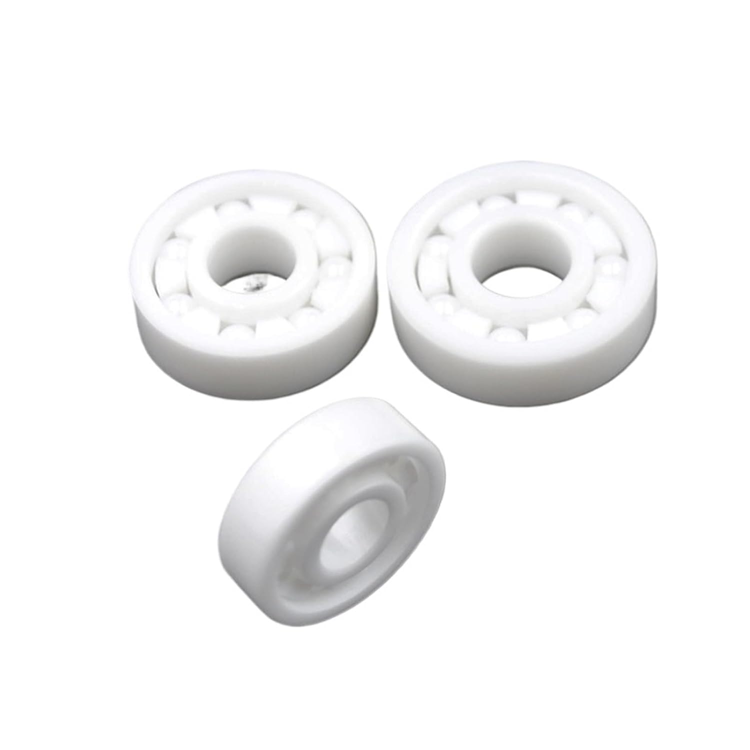 1Pcs Ceramic Bearing 603 604 605 606 607 608 609 3mm 4 5 6 7 8mm Inner Bore 608CE ZrO2 Miniature Ball Bearings(606CE 6X17X6mm)