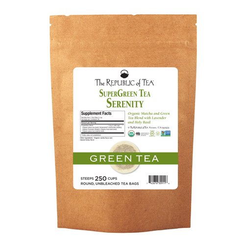 The Republic of Tea Serenity Supergreen Tea 250 Tea Bags Matcha And Tulsi Tea Blend — view 2