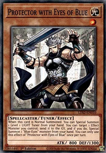 CrystalCommerceCard - Protector with Eyes of Blue - LDS2-EN010 - Common - 1st Edition