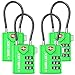 TSA Compatible Travel Luggage Locks, Inspection Indicator, Easy Read Dials- 1, 2 & 4 Pack