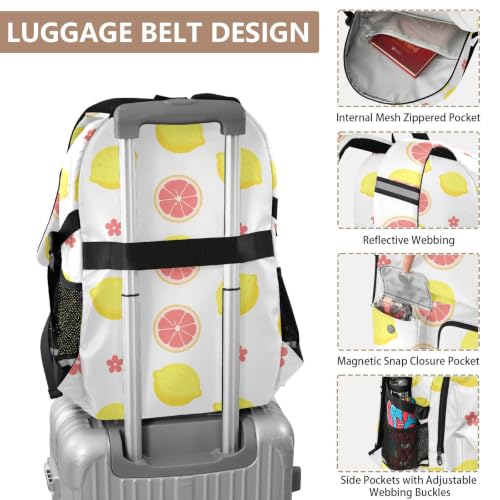 Mochila de viaje grande ergonómica de 17.5 pulgadas con múltiples compartimentos 4