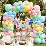 31 balonów z brokatem w kolorze Macaron