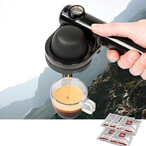 AYDQC Máquina portátil de café Viajes al Aire Libre Concentrado a Mano Presión de café Máquina de café Mini cafetera… - Imagen 5