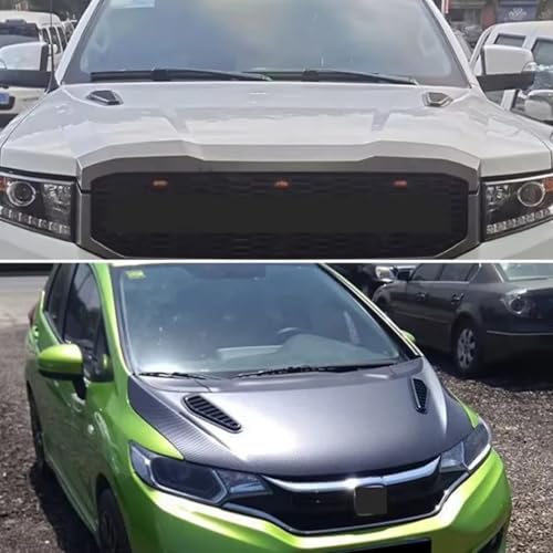 Grille capot Chevrolet Lacetti carbone pour modification et tuning auto