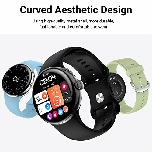 Hoaiyo Smart Watch Answer Make Call, 1.32" Amoled Always-On Display Smartwatch For Android And Ios Phones With Bluetooth Call/Dial, Fitness Activity Tracking, Sleep Monitor, Smartwatches For Men Women #TOP2