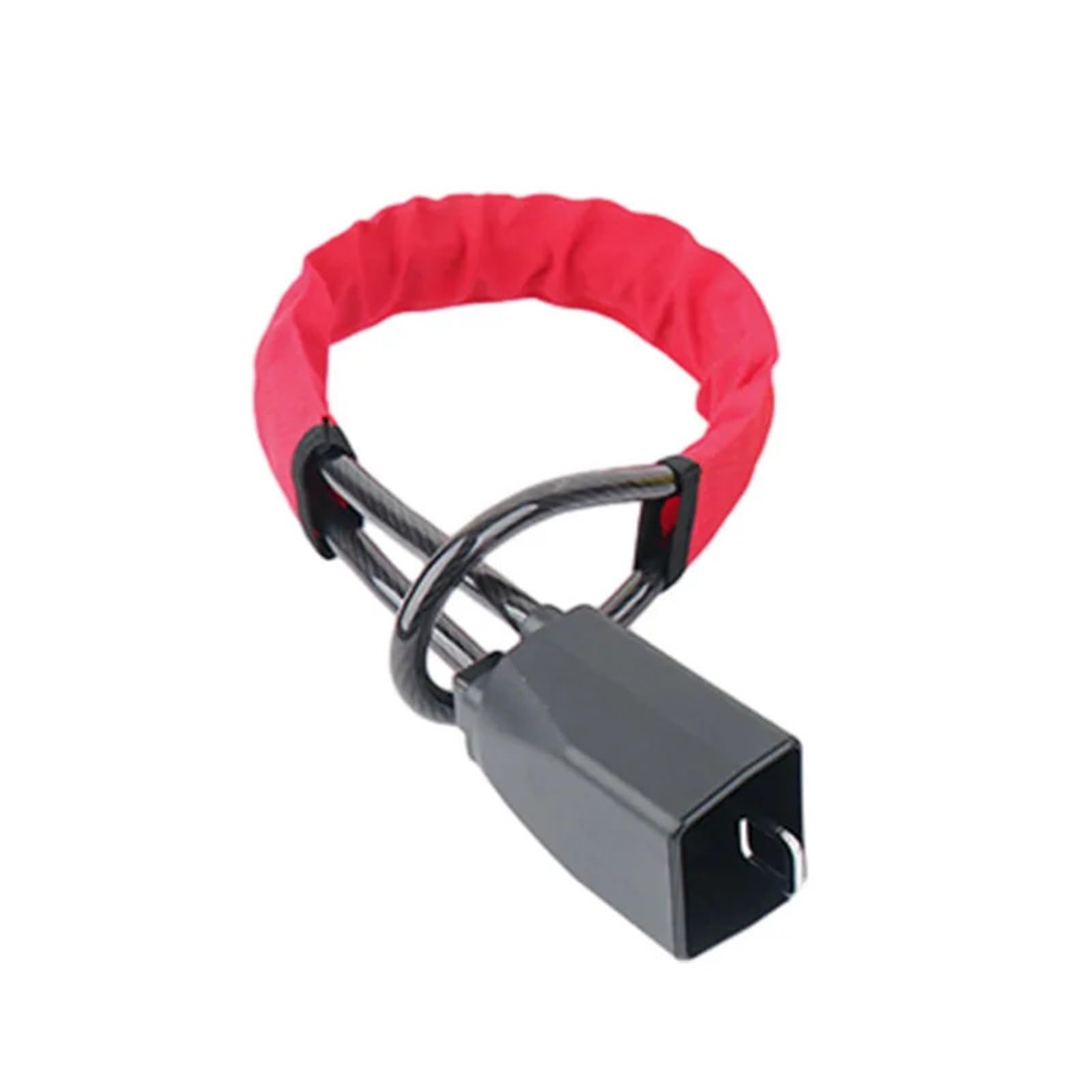 Hdrefirtd Red Steering Wheel Lock Heavy Duty Anti-Theft Steering Wheel Lock, Visual Deterrent Car Security Bar, Easy Install For Most Cars Suvs Trucks Car Anti-Theft Locks(Red)