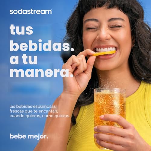 Miniatura 11 de El Gasificador De Agua Sodastream Terra Negro Incluye Un Cilindro De Co Para Preparar Hasta 60 Litros De Agua Con Gas, Además De Una Botella De 1 Litro Apta Para El Lavavajillas