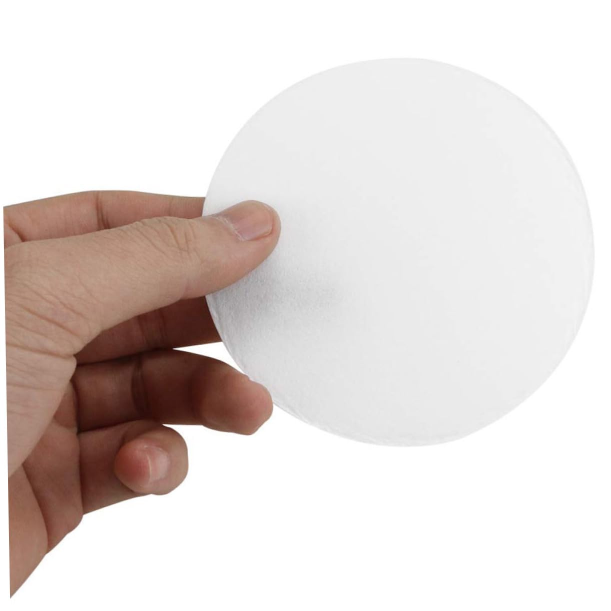 100 Sheets Round Qualitative Filter Paper for Labs Medium Speed Oil Test Discs Standard Grade Cellulose Filters for Chemistry