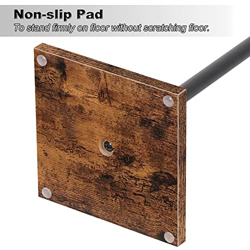 Toilet Paper Holder Stand Wood Free Standing Toilet Paper Holder Bathroom Tissue Paper Roll Holder Floor With Reserve Farmhouse Toilet Paper Standing With Dispenser And Storage Rustic Brown And Black #TOP4