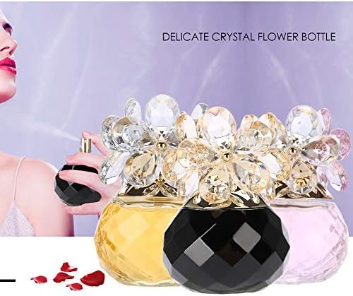 Eau de Toilette for Women, Fresh Perfume Long Lasting Flower Fruity Fragrance Female Perfume 60ml, Black