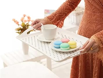 Rectangular Anti Slip Tray, Non-slip Serving Tray