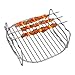 Air Fryer Accessories with Skewers – Fryers Stackable Rack Stand, Airfryer Cooking Tools | Double Layer Stainless Steel Baking Rack, Multi-Purpose Grill Stand with Skewers for Roasting and Steaming