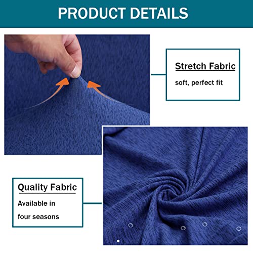 Housse de canapé extensible lavable bleu pour protéger votre meuble - 3