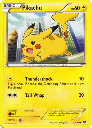 Pokemon - Pikachu (39) Bw Next Destinies Reverse Holofoil : Amazon