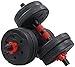 Acobonline Juego de Mancuernas Ajustables, Juego de Entrenamiento de Levantamiento Ajustable para Hombres y Mujeres, Gimnasio en casa Juegos de Mancuernas 2 en 1 Equipo de Fitness para Casa (15KG)
