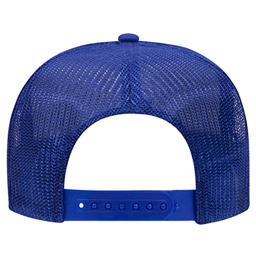 Image of OTTO Polyester Foam Front 5 Panel High Crown Mesh Back Trucker Hats in 97, Bulk, Wholesale