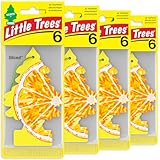 LITTLE TREES Car Air Freshener | Hanging Tree Provides Long Lasting Scent for Auto and Home | Sliced, 24 Air Fresheners