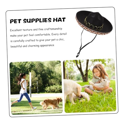 SHOWERORO Chapéu De Estimação De Cachorro Serape Mexicano Artigos Para Festa Fiesta Chapéu De Festa