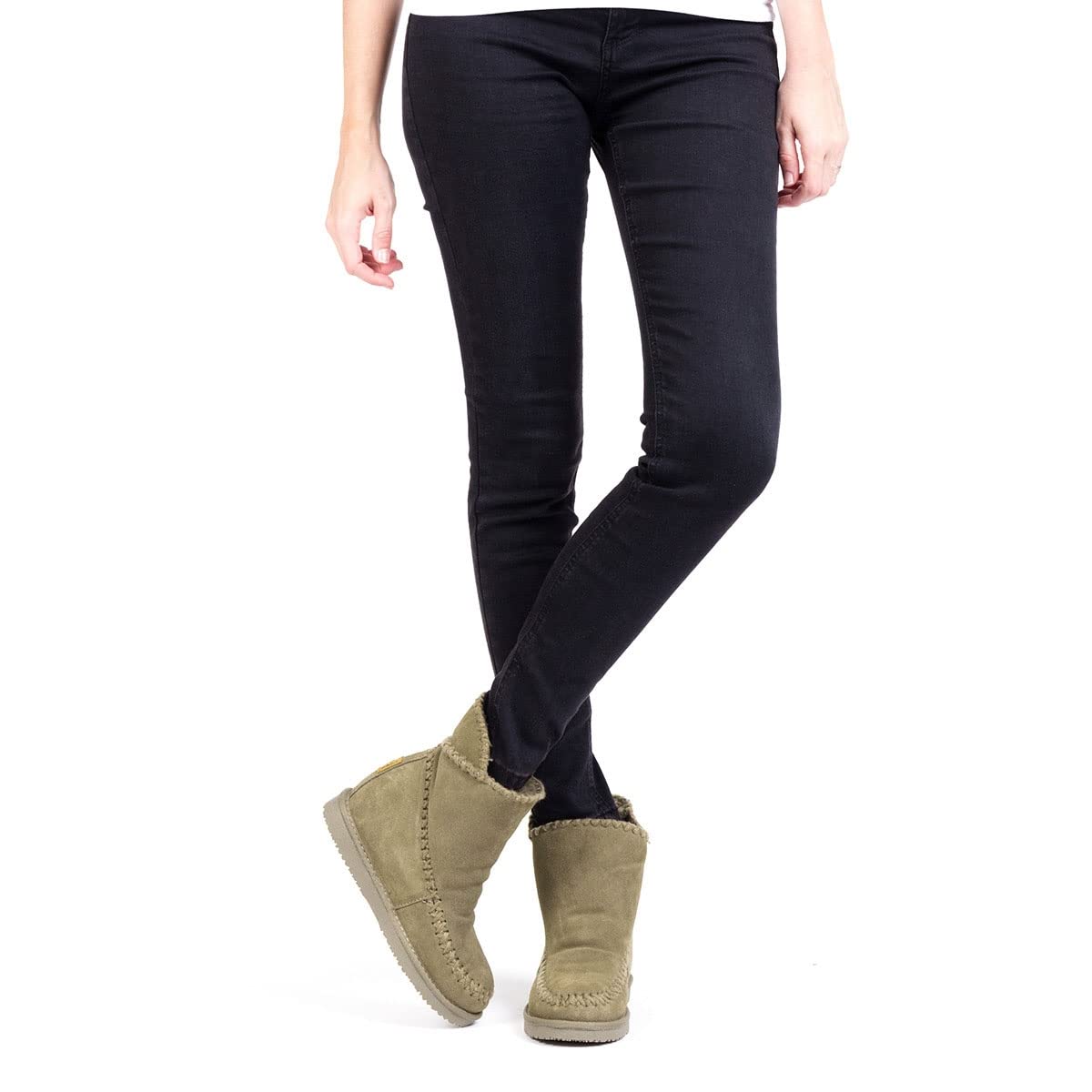 GIOSEPPO Botines Dorados de Estilo Australiano con cuña Interna para Mujer 42114
