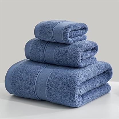 Badetuch für Zuhause, Baumwolle, dreiteiliges Set, Saugnapf, für Damen, Herren, dickes Handtuch (3 Stück wie abgebildet) – Bild 3